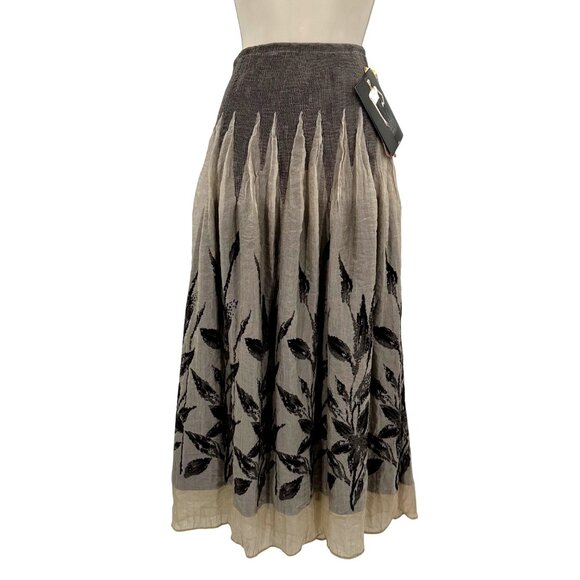 Lapis Dresses & Skirts - NWT Anthropologie Lapis Womens Jaime Tan Brown Elastic Waist Maxi Skirt OS